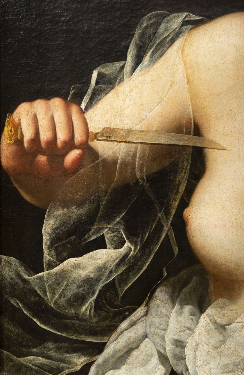 Artemisia GENTILESCHI Rome, 1593 - Naples, vers 1652 Lucrèce Toile