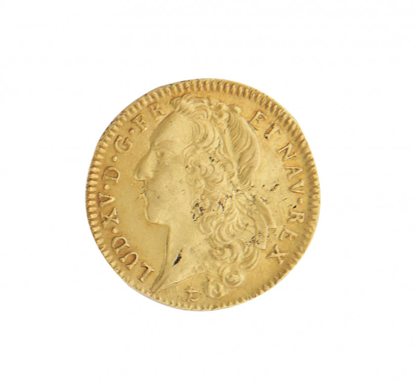 LOUIS XV (1715-1774) Double Louis