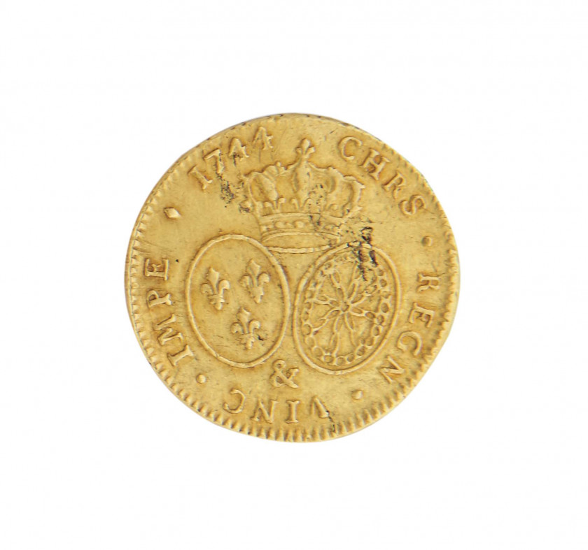 LOUIS XV (1715-1774) Double Louis