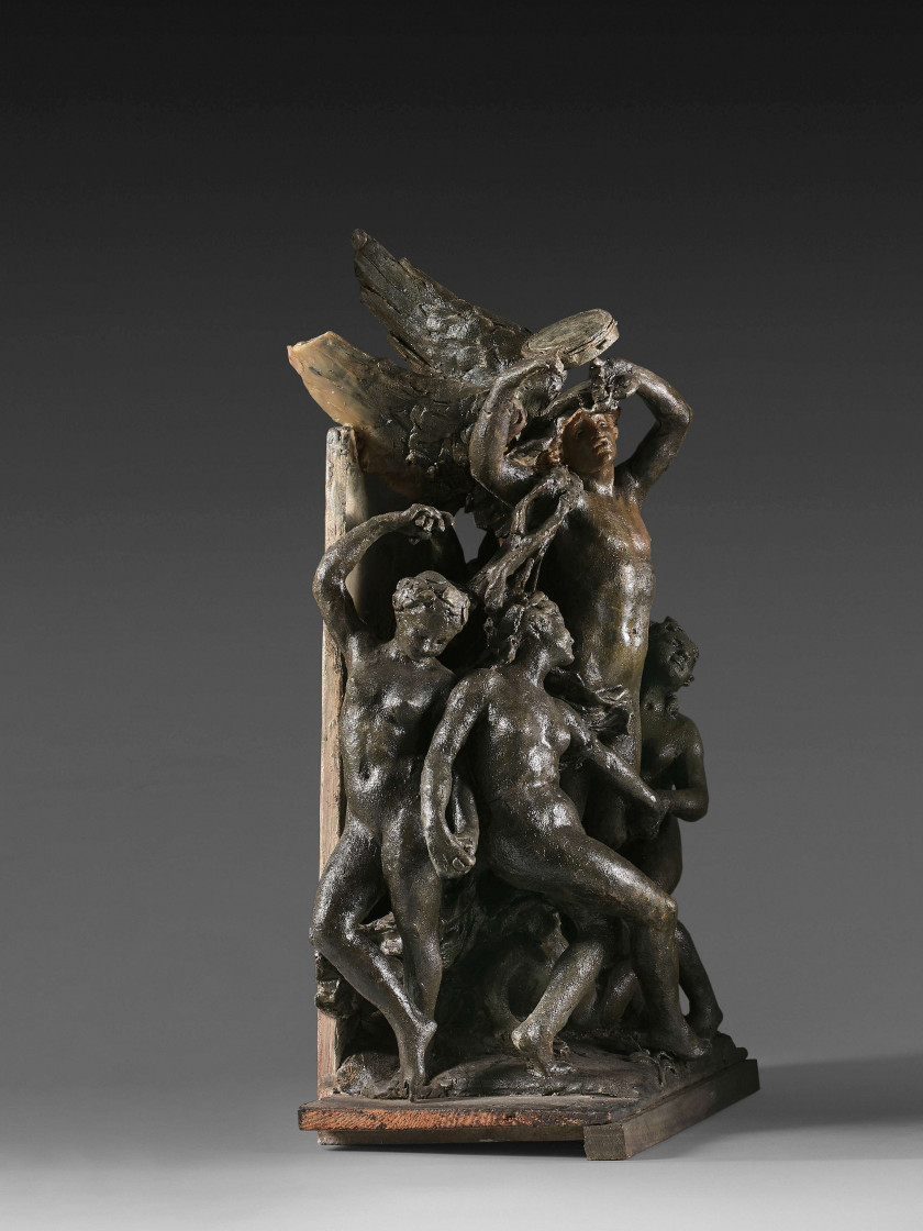Jean-Baptiste CARPEAUX Valenciennes, 1827 - Courbevoie, 1875 La Danse Cire