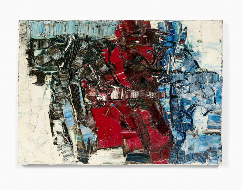 Jean-Paul RIOPELLE (1923 - 2002) GULF - 1961 Huile sur toile