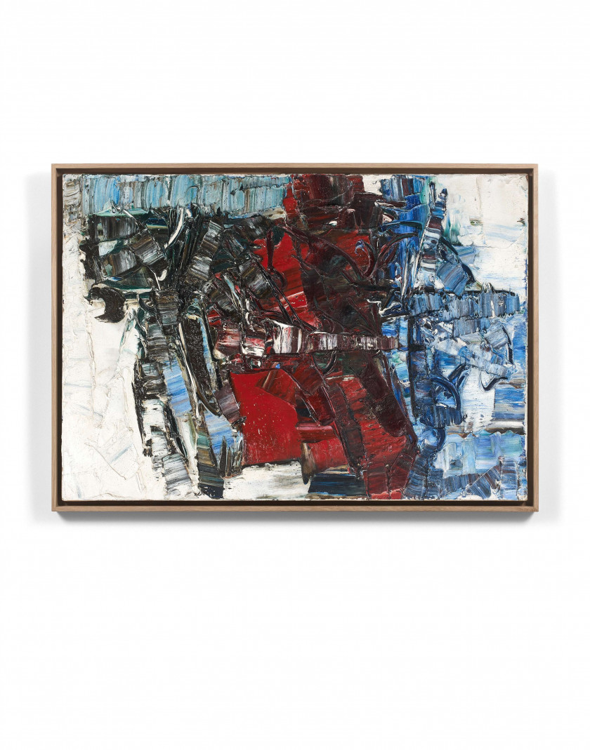 Jean-Paul RIOPELLE (1923 - 2002) GULF - 1961 Huile sur toile