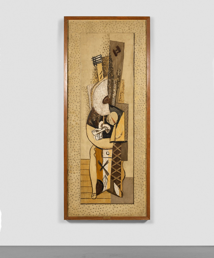 Roger BISSIÈRE 1886 - 1964 Fresque pour l'Académie Ranson II - Circa 1932 Huile et plâtre sur bois