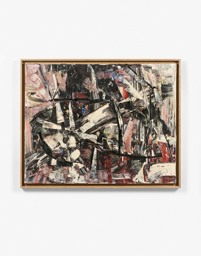 Jean-Paul RIOPELLE (1923 - 2002) SANS TITRE - 1958 Huile sur toile