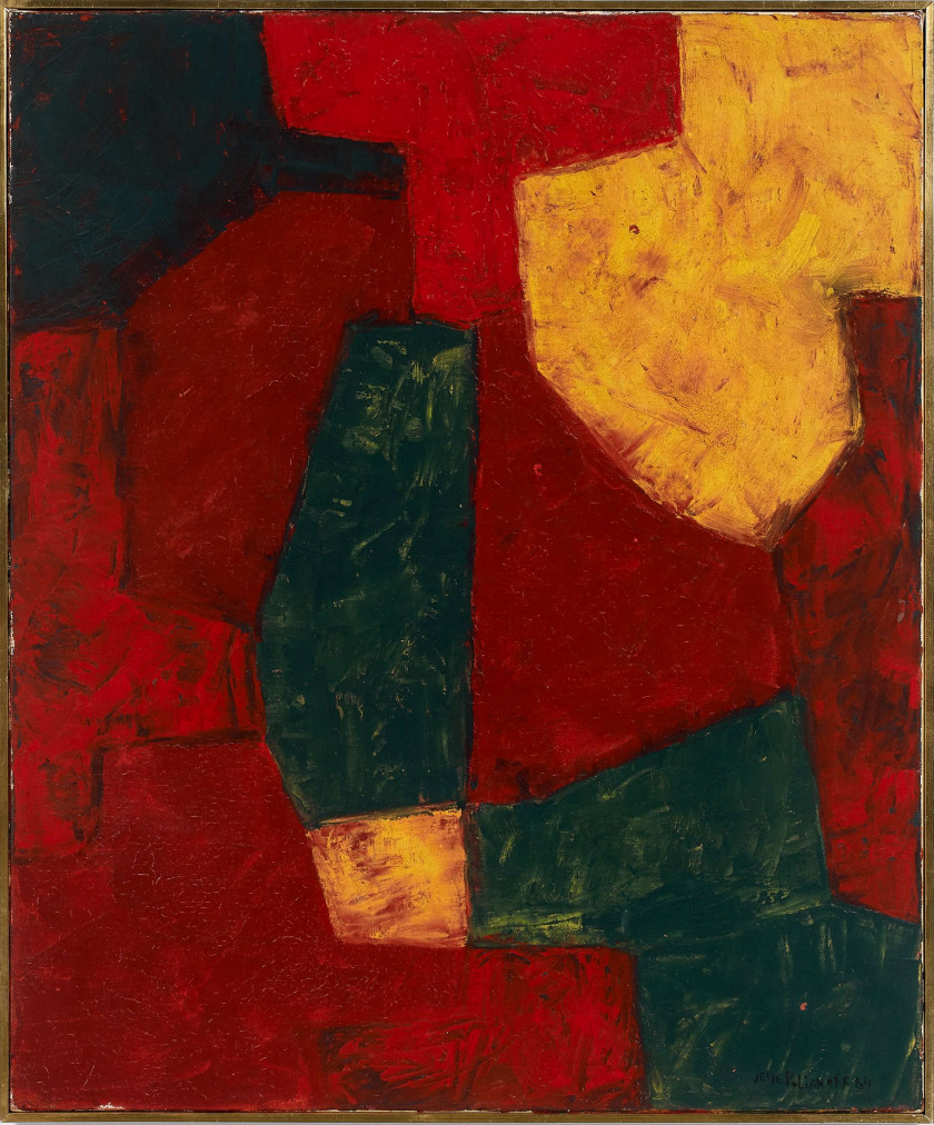 Serge POLIAKOFF (1900 - 1969) COMPOSITION ABSTRAITE - 1963-64 Huile sur toile