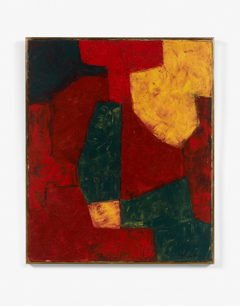 Serge POLIAKOFF (1900 - 1969) COMPOSITION ABSTRAITE - 1963-64 Huile sur toile