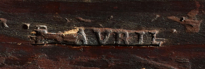 TABLE À ÉCRIRE D'ÉPOQUE LOUIS XVI Estampille d'Étienne Avril