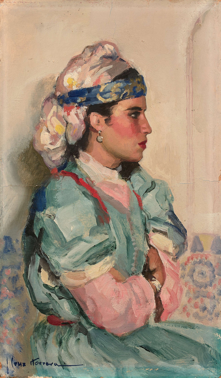 <b>José CRUZ HERRERA</b> 1890 - 1972<br/>Jeune femme