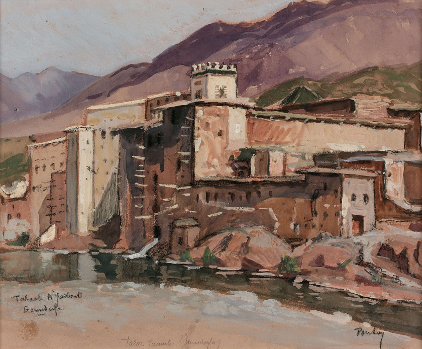 <b>Henri PONTOY</b> 1888 - 1968<br/>Kasbah Talat N'Yacoub