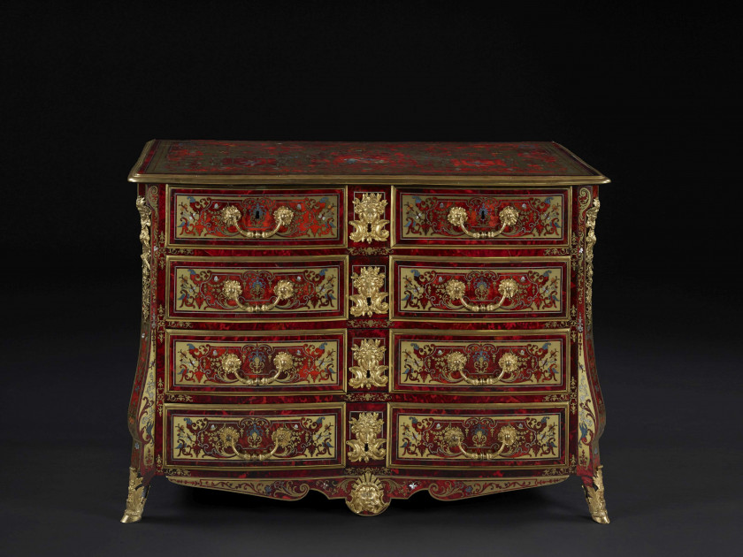 COMMODE D'ÉPOQUE LOUIS XIV Attribuée à Nicolas Sageot (1666-1731) Paris, vers 1700-1710