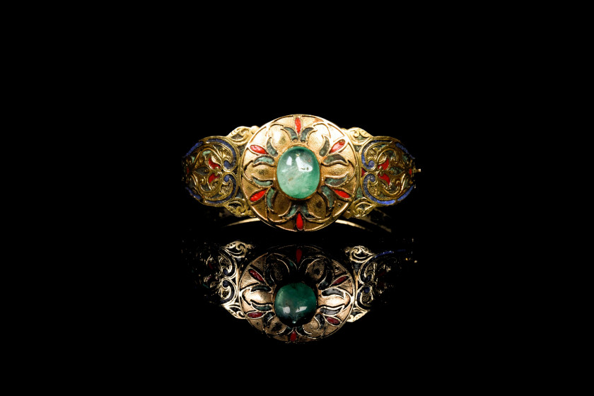 <b>BRACELET EN OR</b> <br/>Maroc, 20e siècle