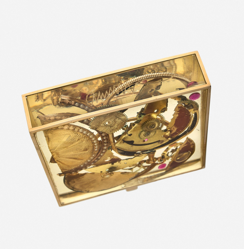 ¤ 0 ARMAN (1928 - 2005) Pendentif inclusion "Colère de montre"