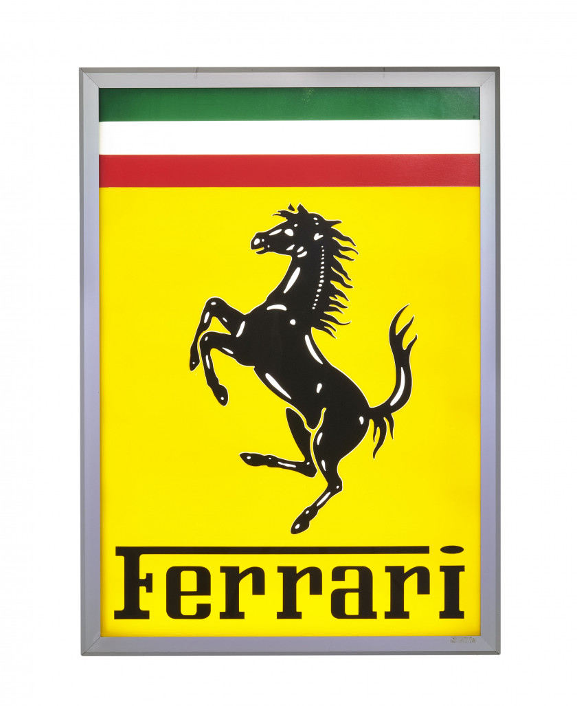 FERRARI  Enseigne lumineuse