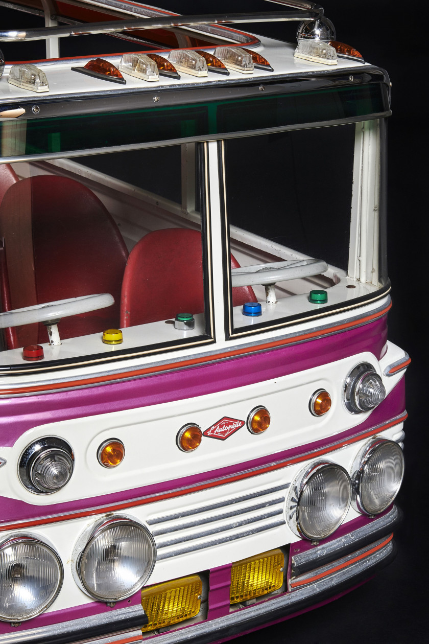 L'AUTOPEDE - MINI BUS  Voiturette de manège, Belgique, circa 1960