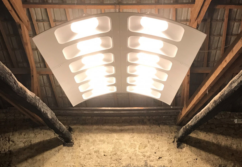 LES ATELIERS FLOWN X PAUL COUDAMY  Luminaire F-Light - 2012