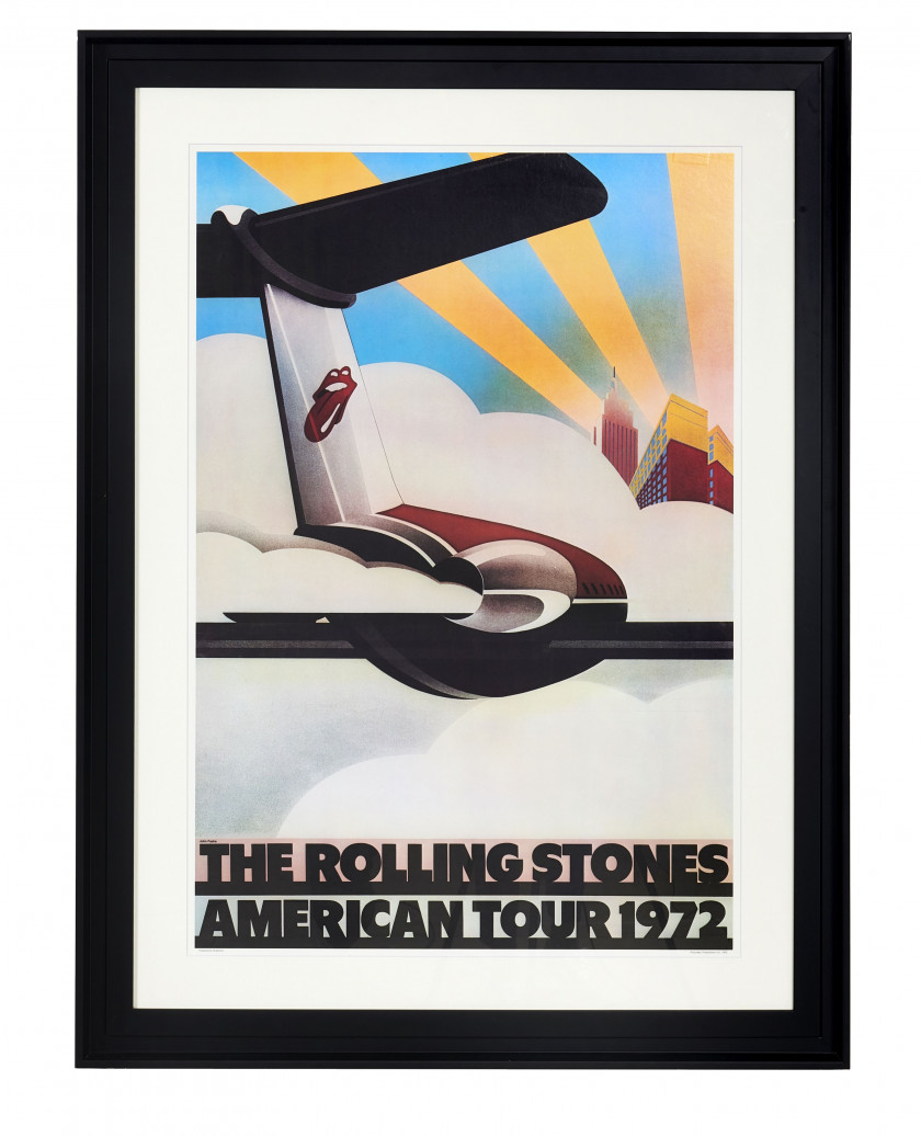 John PASCHE Né en 1945 Rolling Stones- American tour, 1972