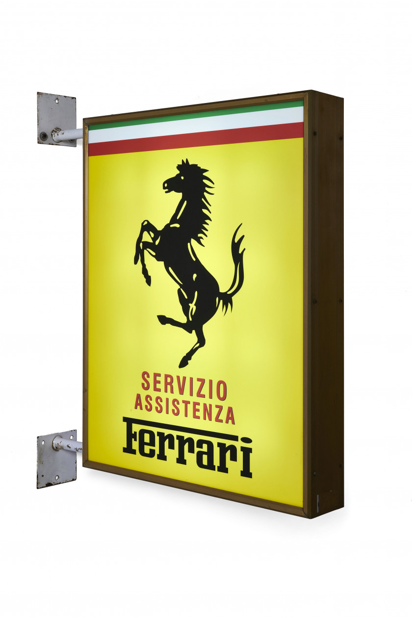 FERRARI SERVIZIO ASSISTENZA  Enseigne lumineuse