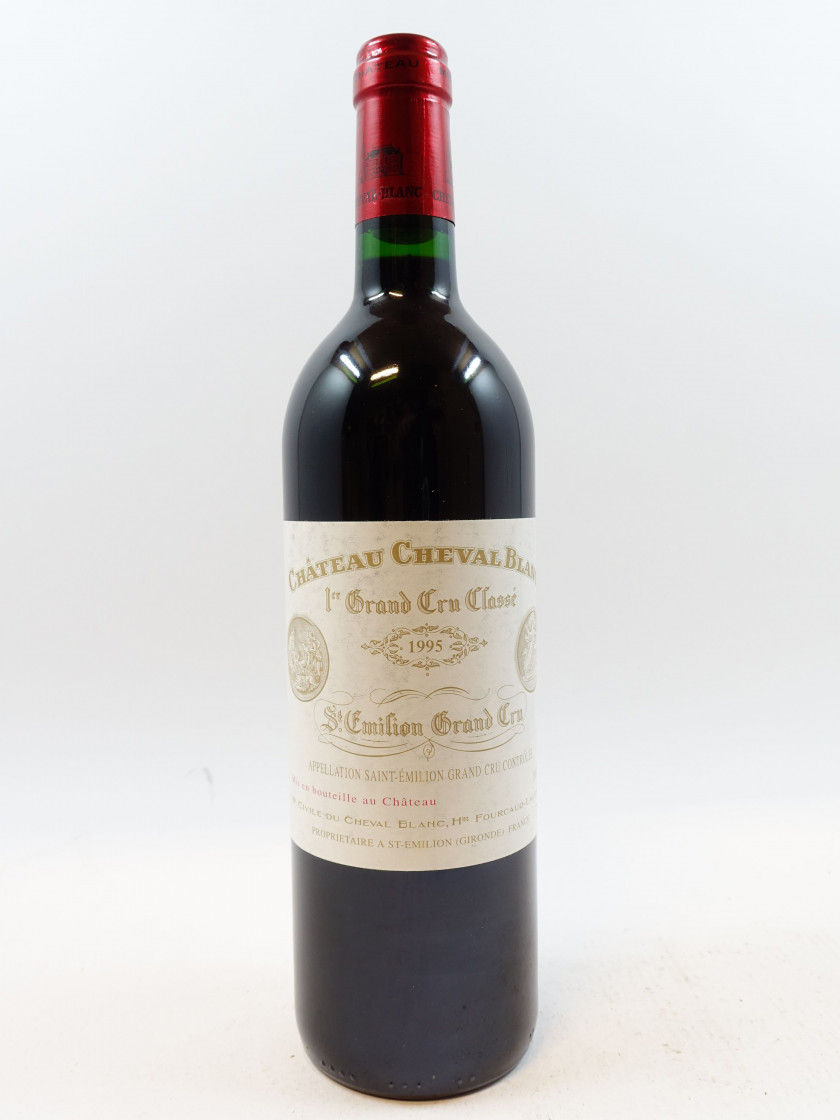 1 bouteille CHÂTEAU CHEVAL BLANC 1995 1er GCC A (Saint Emilion) (étiquette léger abimé)