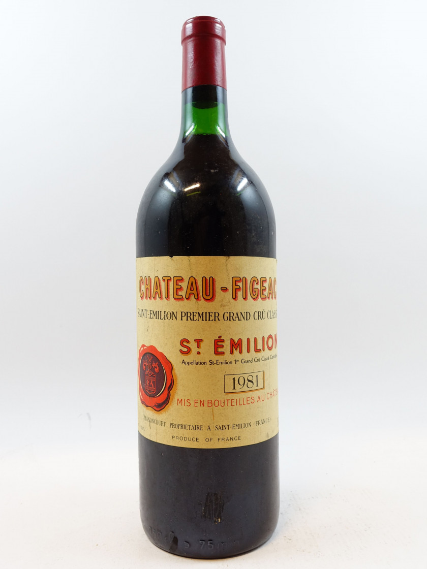 1 magnum CHÂTEAU FIGEAC 1981 1er GCC (B) Saint Emilion (base goulot