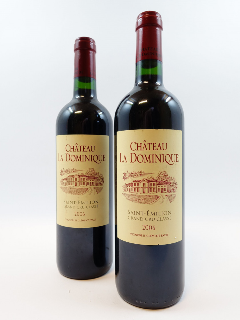 2 bouteilles CHÂTEAU LA DOMINIQUE 2006 GCC Saint Emilion