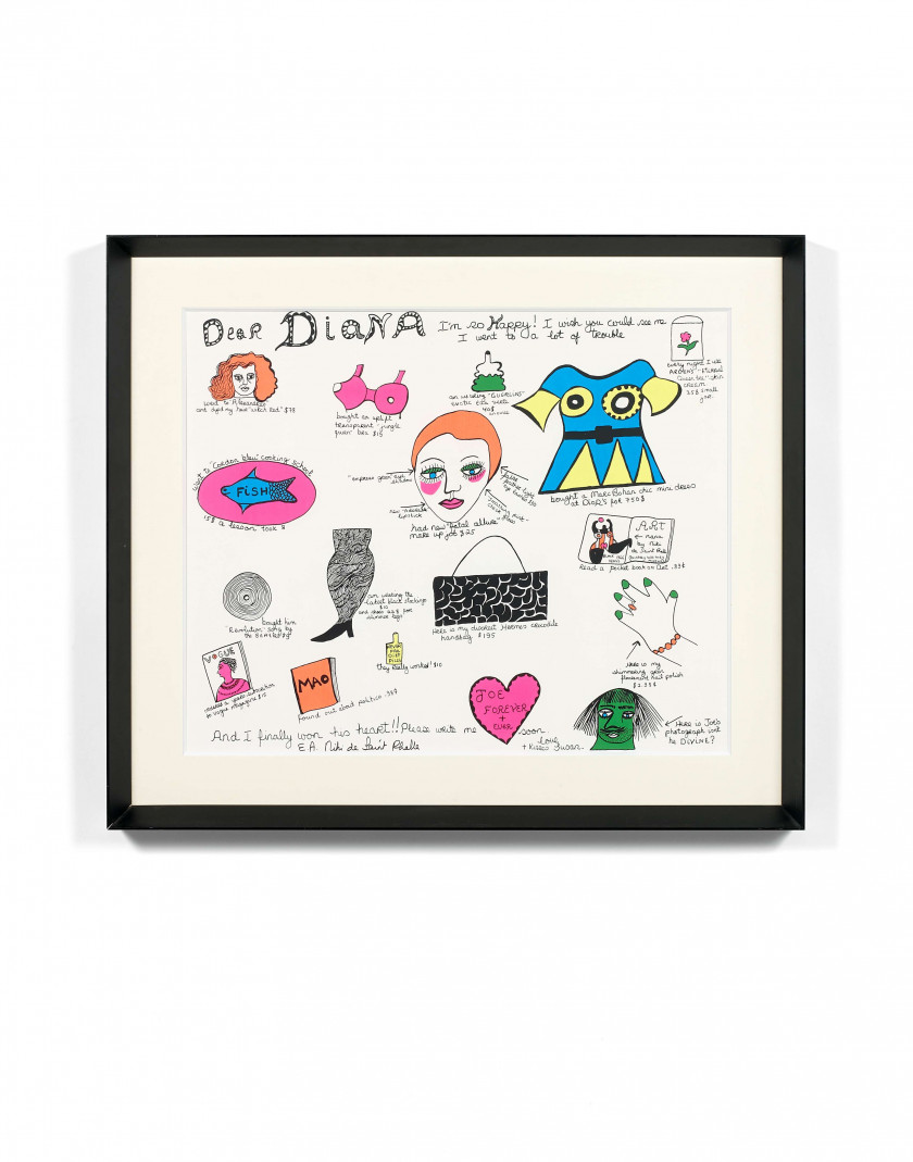 Niki de SAINT PHALLE (1930 - 2002) Dear Diana - 1969