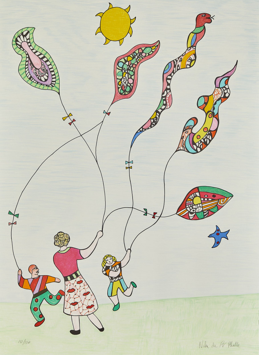 Niki de SAINT PHALLE (1930 - 2002) Méchant-Méchant - 1993