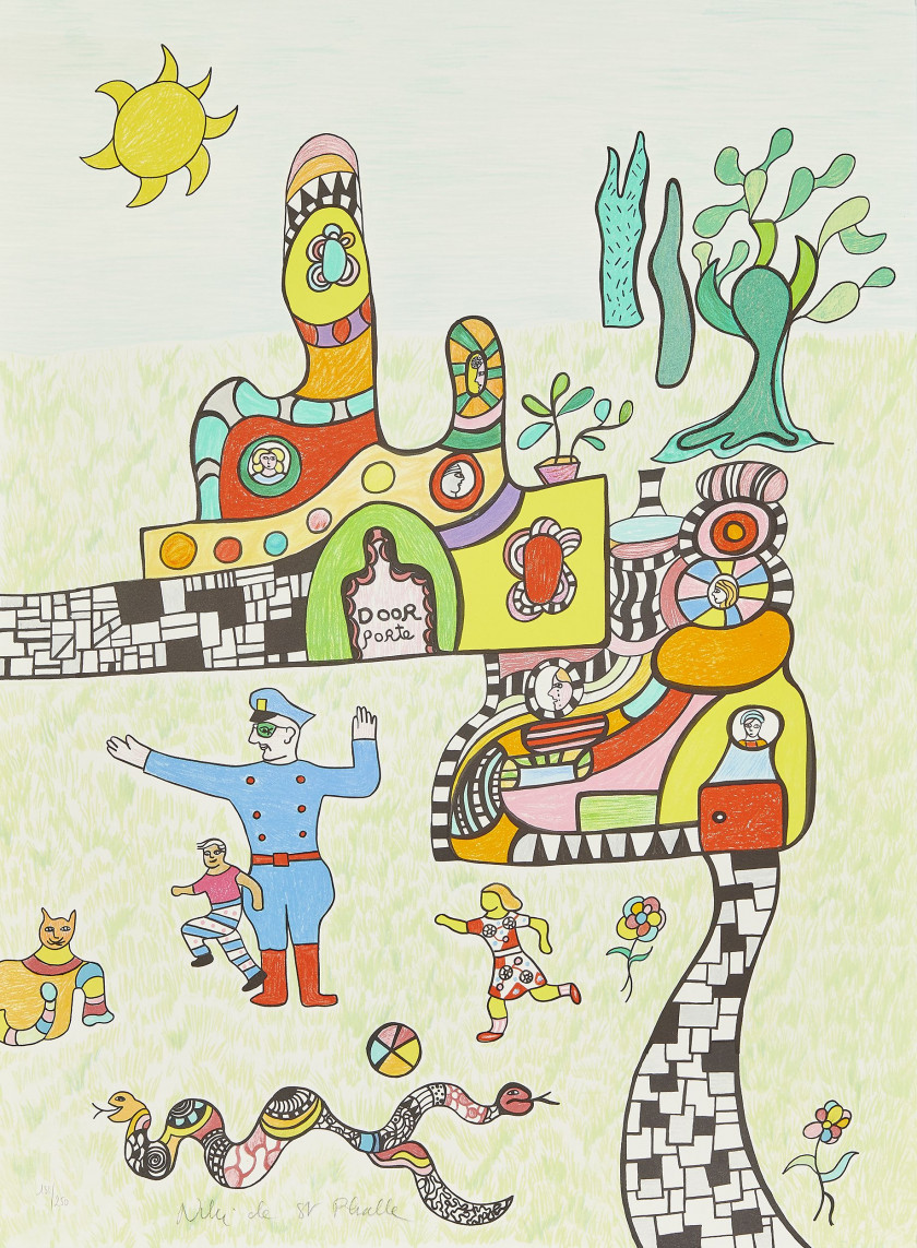 Niki de SAINT PHALLE (1930 - 2002) Méchant-Méchant - 1993