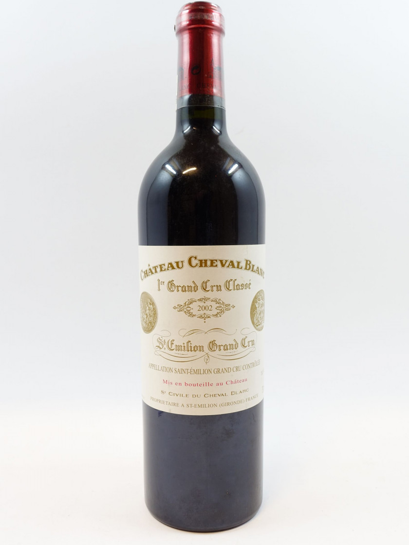 1 bouteille CHÂTEAU CHEVAL BLANC 2002 1er GCC (A) Saint Emilion