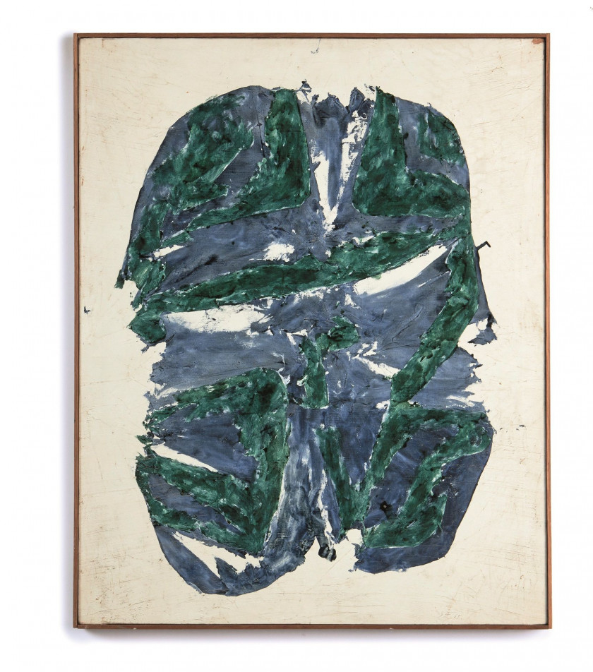 Simon HANTAÏ (1922 - 2008) SANS TITRE - 1965 Huile sur toile