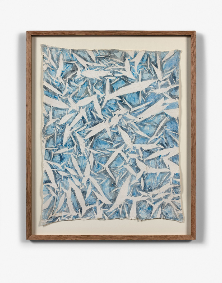 Simon HANTAÏ (1922 - 2008) AQUARELLE - 1971 Aquarelle sur toile