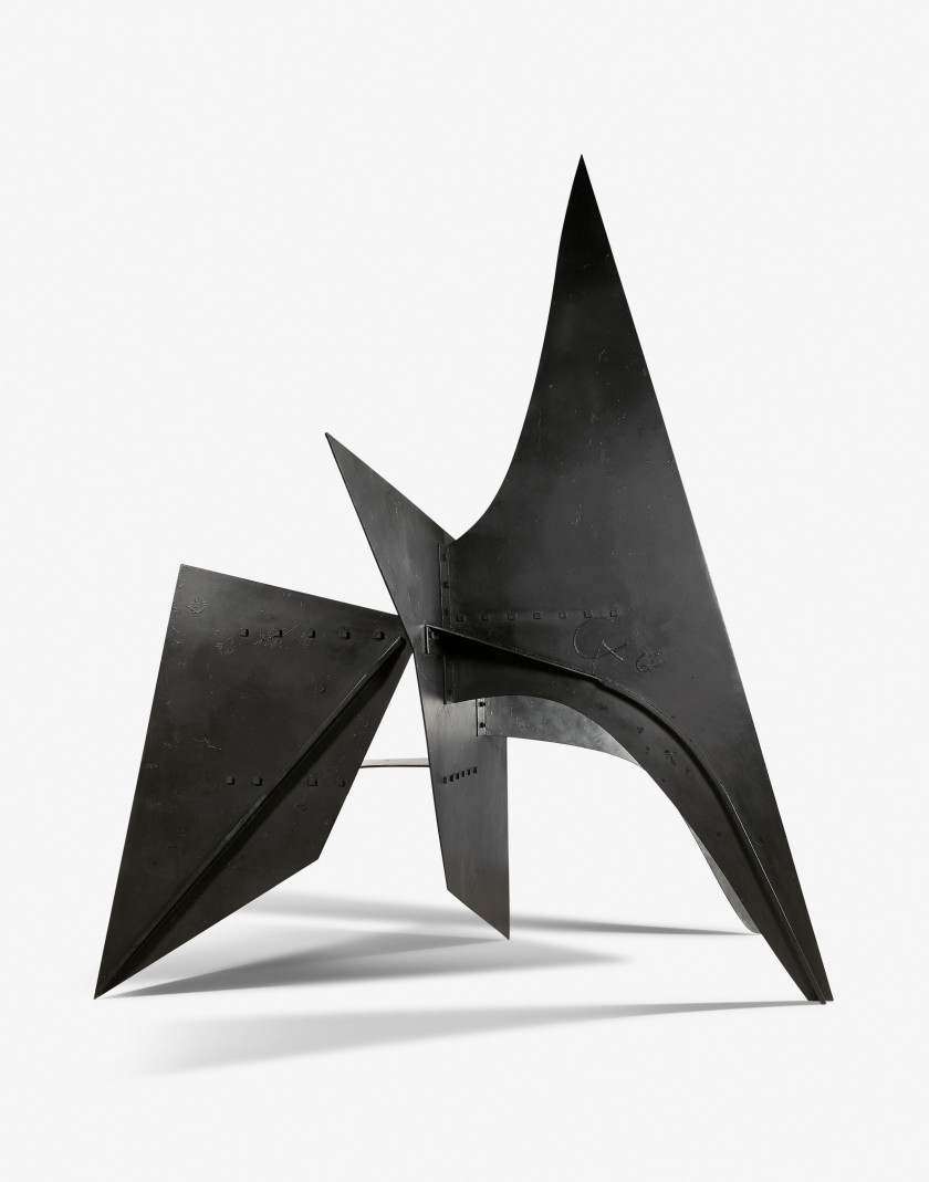 Alexander CALDER (1898 - 1976) SANS TITRE - 1963 Stabile en acier peint