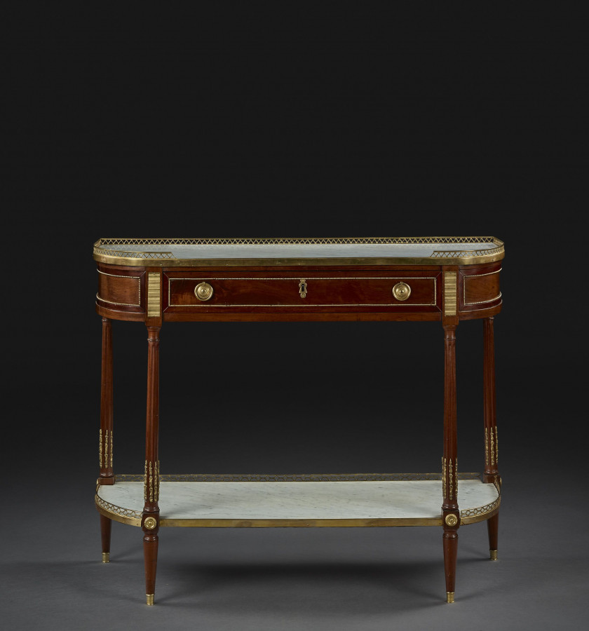 ¤ CONSOLE DESSERTE D'ÉPOQUE LOUIS XVI