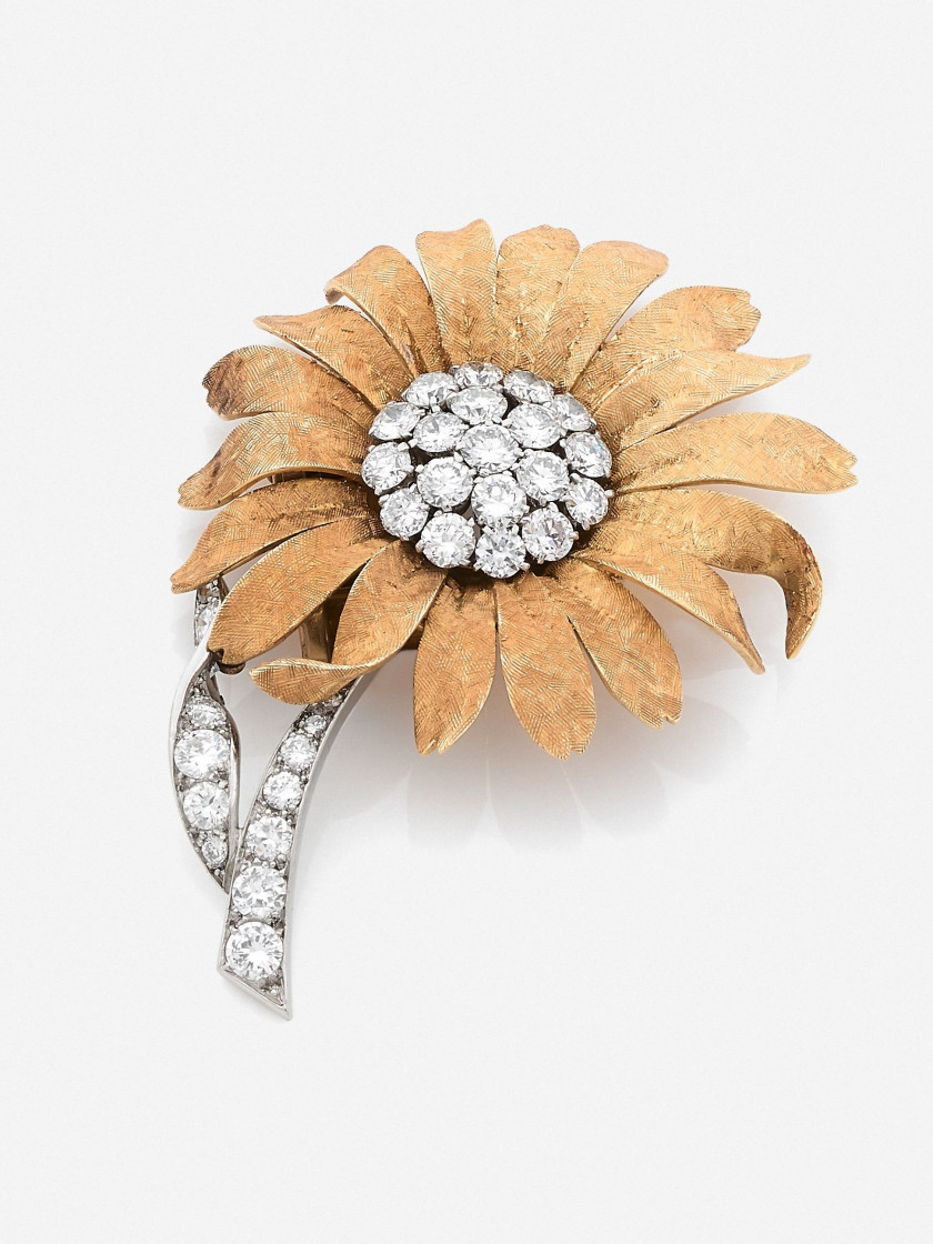 VAN CLEEF & ARPELS  Rare clip de corsage