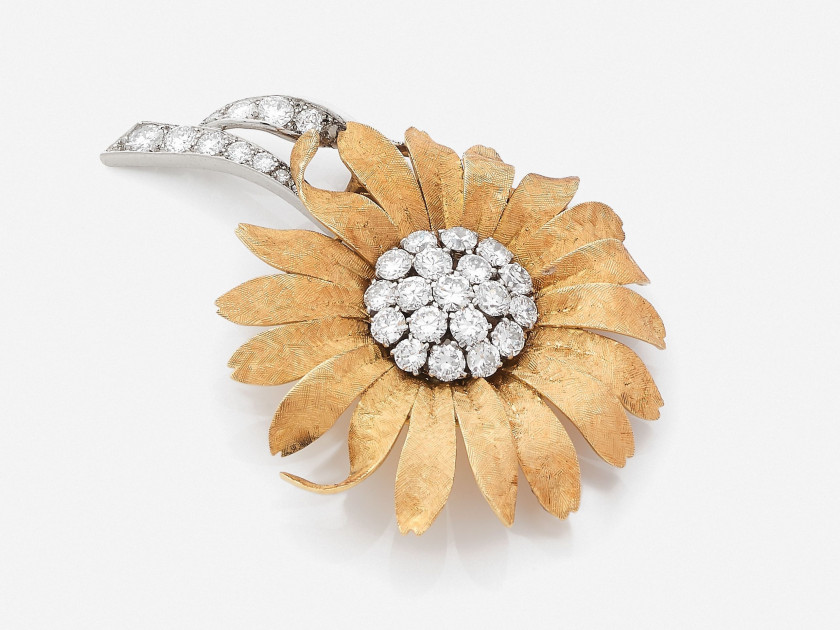 VAN CLEEF & ARPELS  Rare clip de corsage