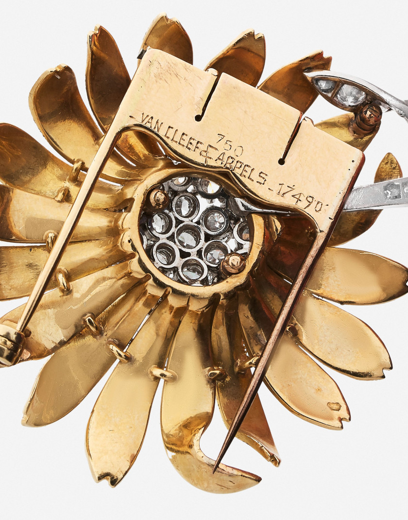 VAN CLEEF & ARPELS  Rare clip de corsage