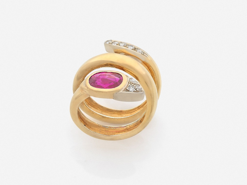 Bague serpent