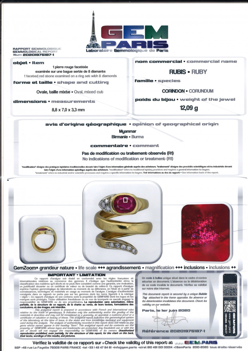 Bague serpent