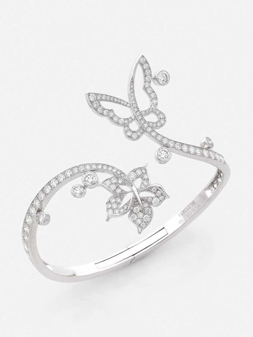 VAN CLEEF & ARPELS  Bracelet "Butterfly & Leaf"