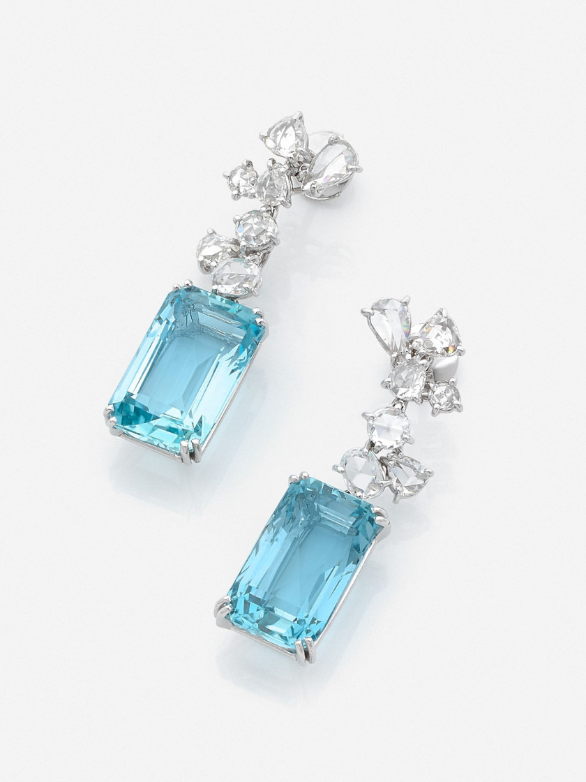 Paire de pendants d'oreilles
