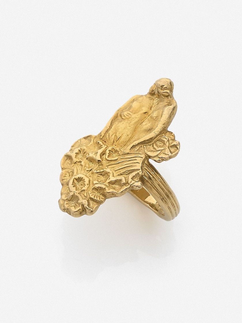 LALIQUE  Bague Art Nouveau