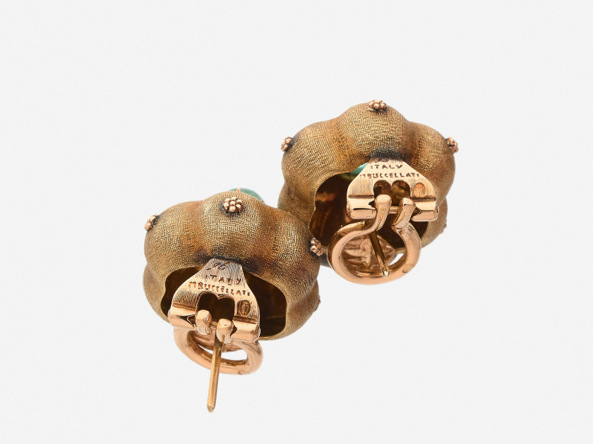 BUCCELLATI  Paire de boucles d'oreilles