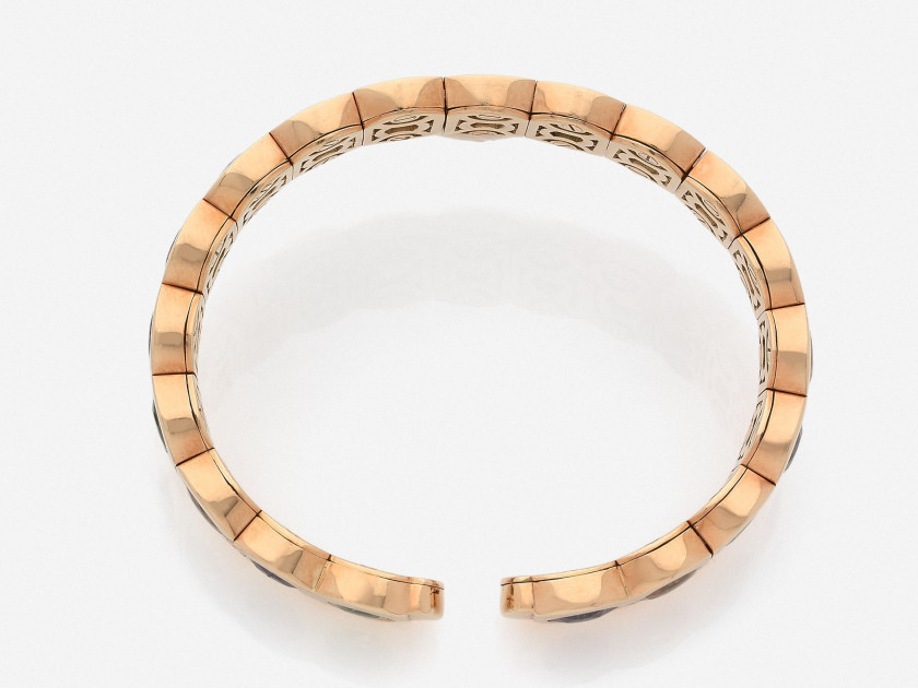 CHANEL  Bracelet semi-rigide