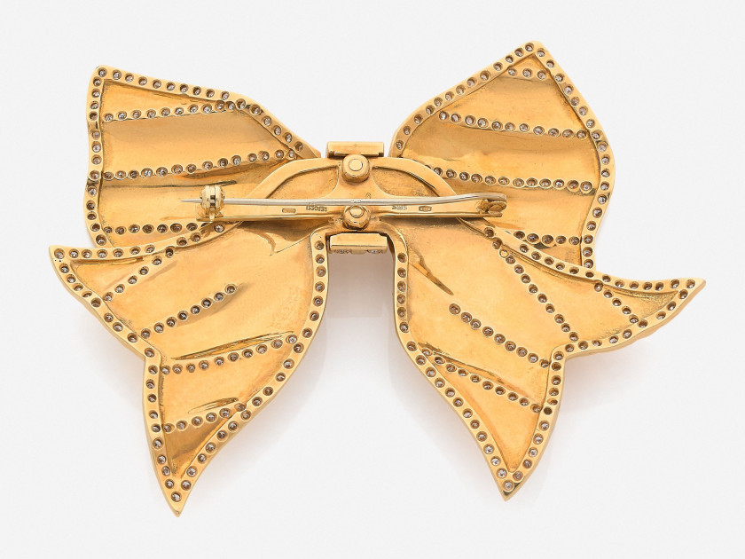 REPOSSI  Broche noeud