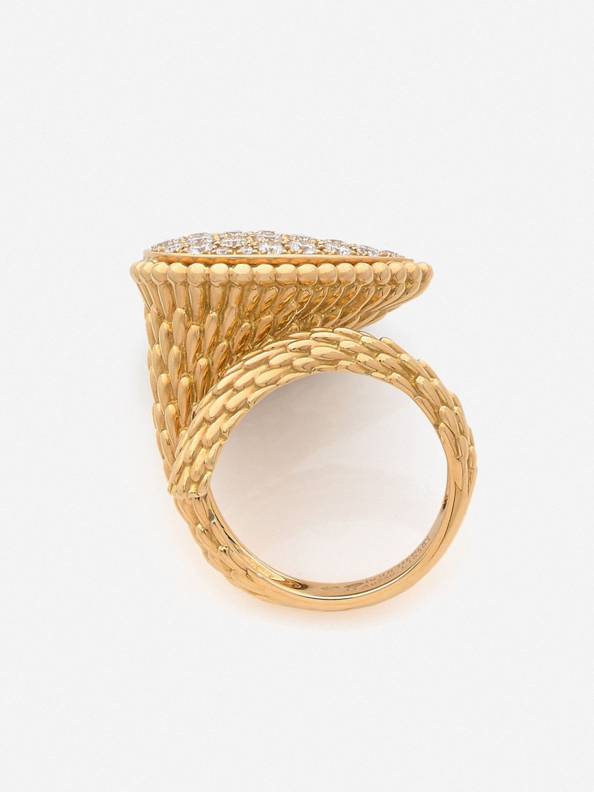 BOUCHERON  Bague "Serpent Bohême", grand modèle