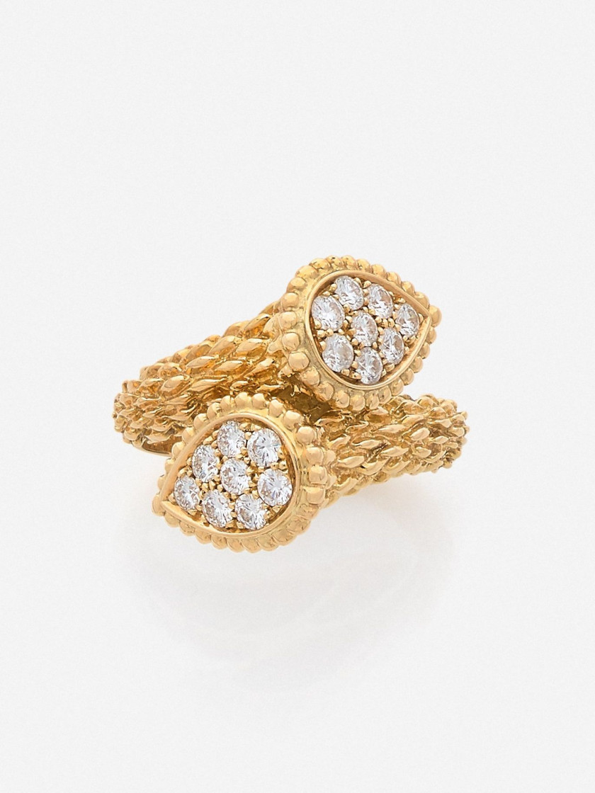 BOUCHERON  Bague "Toi & Moi Serpent Bohême"