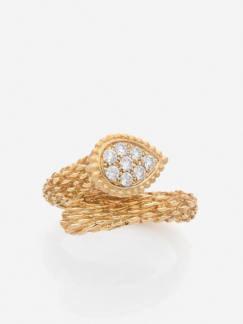 BOUCHERON  Bague "Serpent Bohême", petit modèle