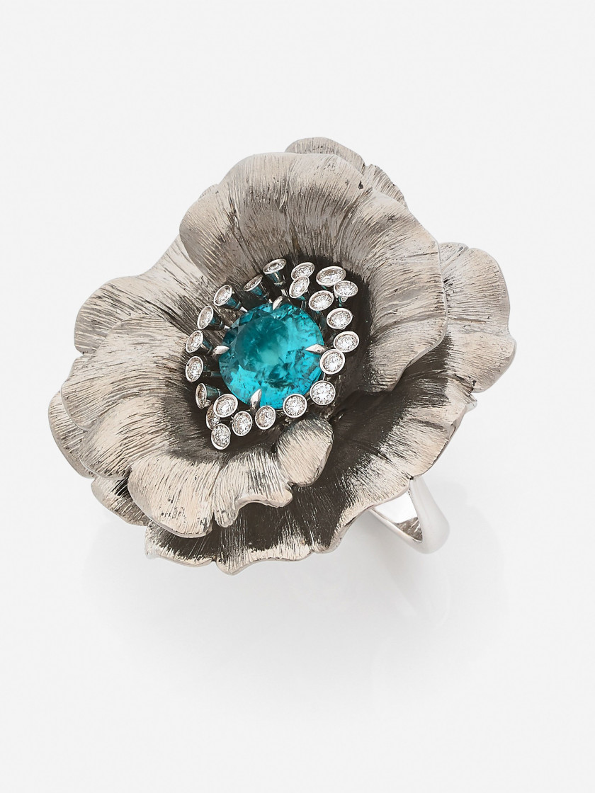 Margherita BURGENER  Bague fleur