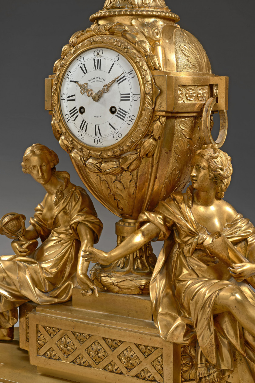 PENDULE DE STYLE LOUIS XVI D'après le modèle d'Étienne Martincourt