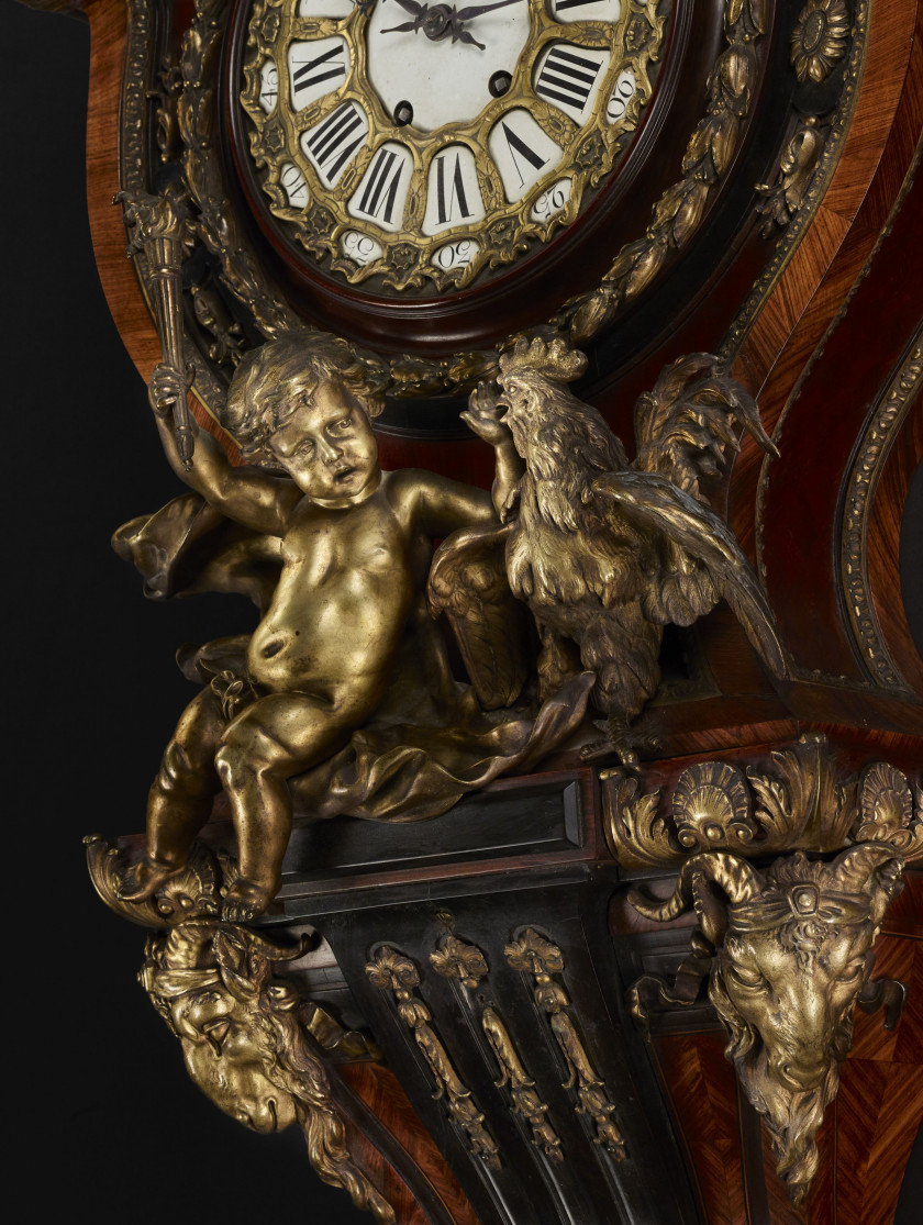 CARTEL "L'AMOUR VAINQUEUR DU TEMPS" D'ÉPOQUE NAPOLÉON III