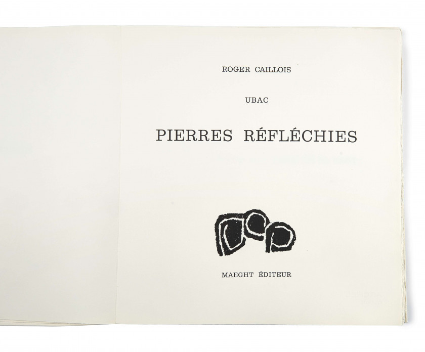 UBAC.- CAILLOIS (Roger)  Pierres réfléchies.